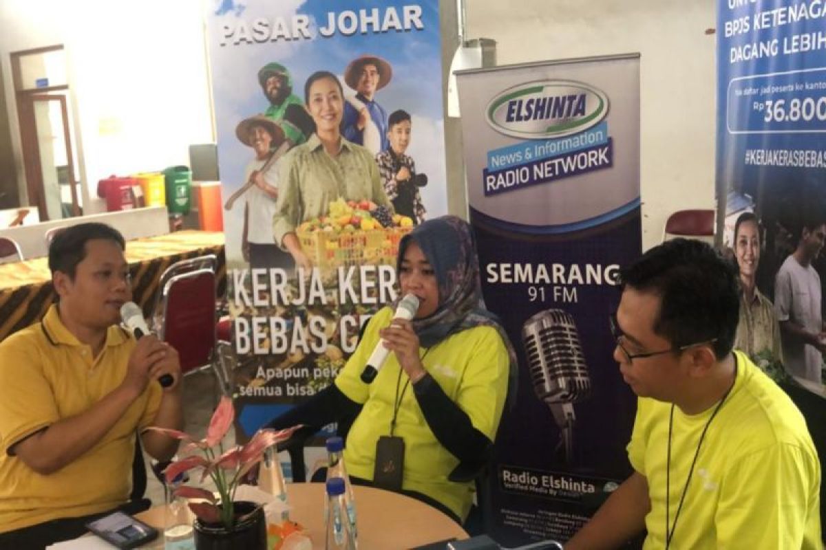 BPJAMSOSTEK Semarang Pemuda dorong pedagang pasar aktif kepesertaan