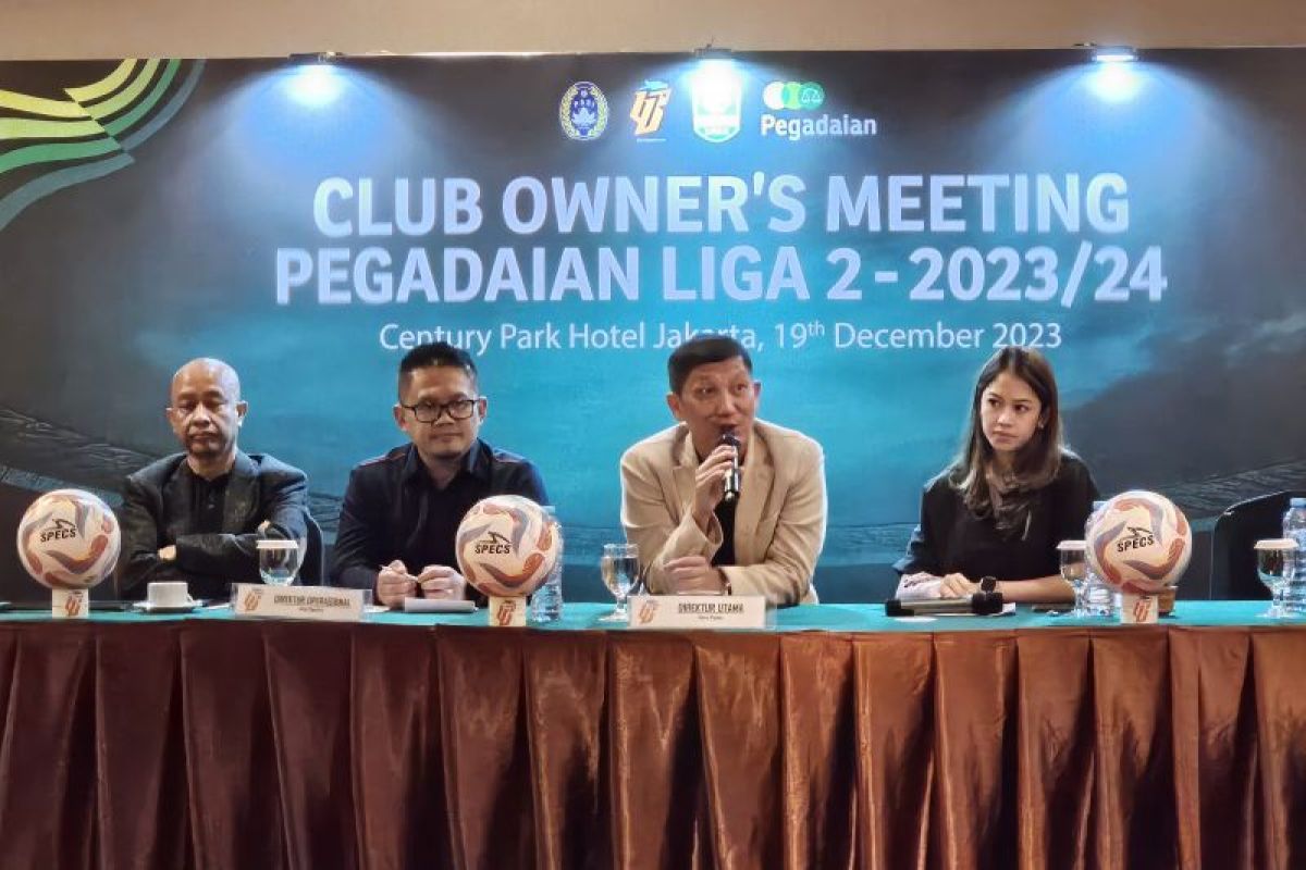 Liga 2 Indonesia kembali bergulir pada 6 Januari 2024