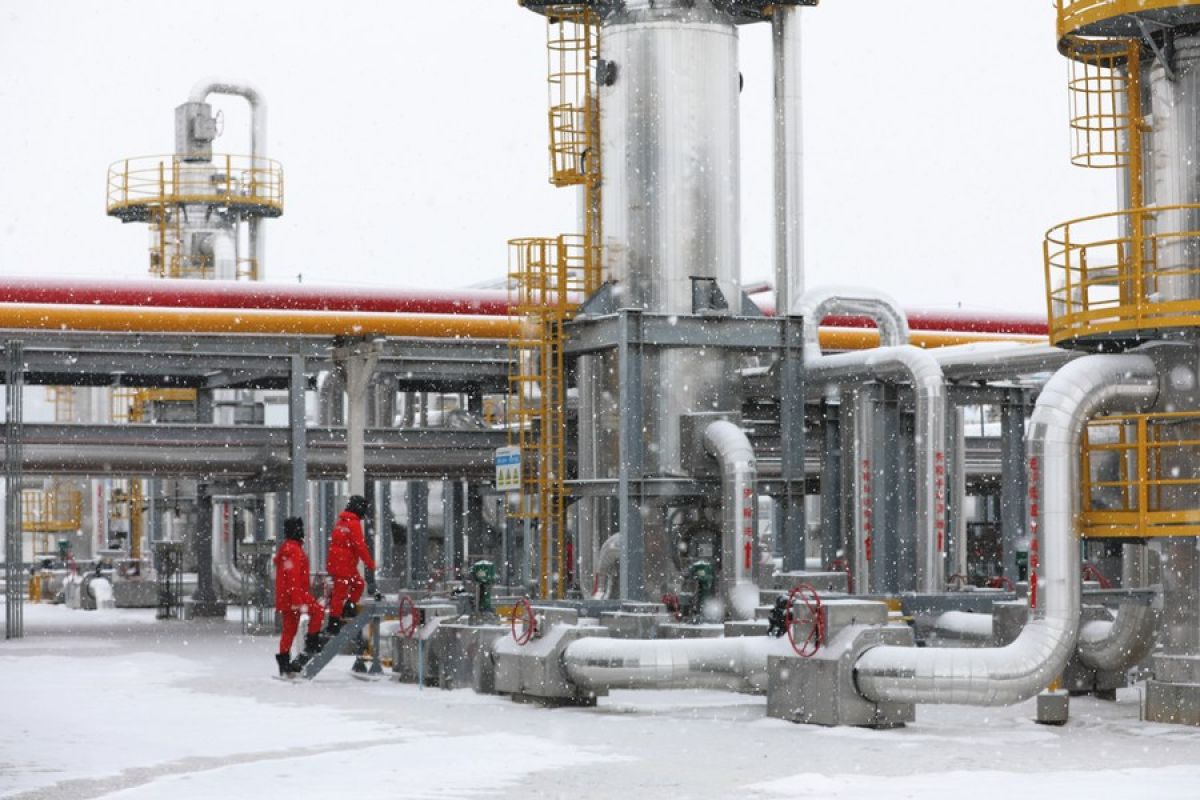 Fasilitas penyimpanan gas terbesar China catat rekor ekstraksi harian
