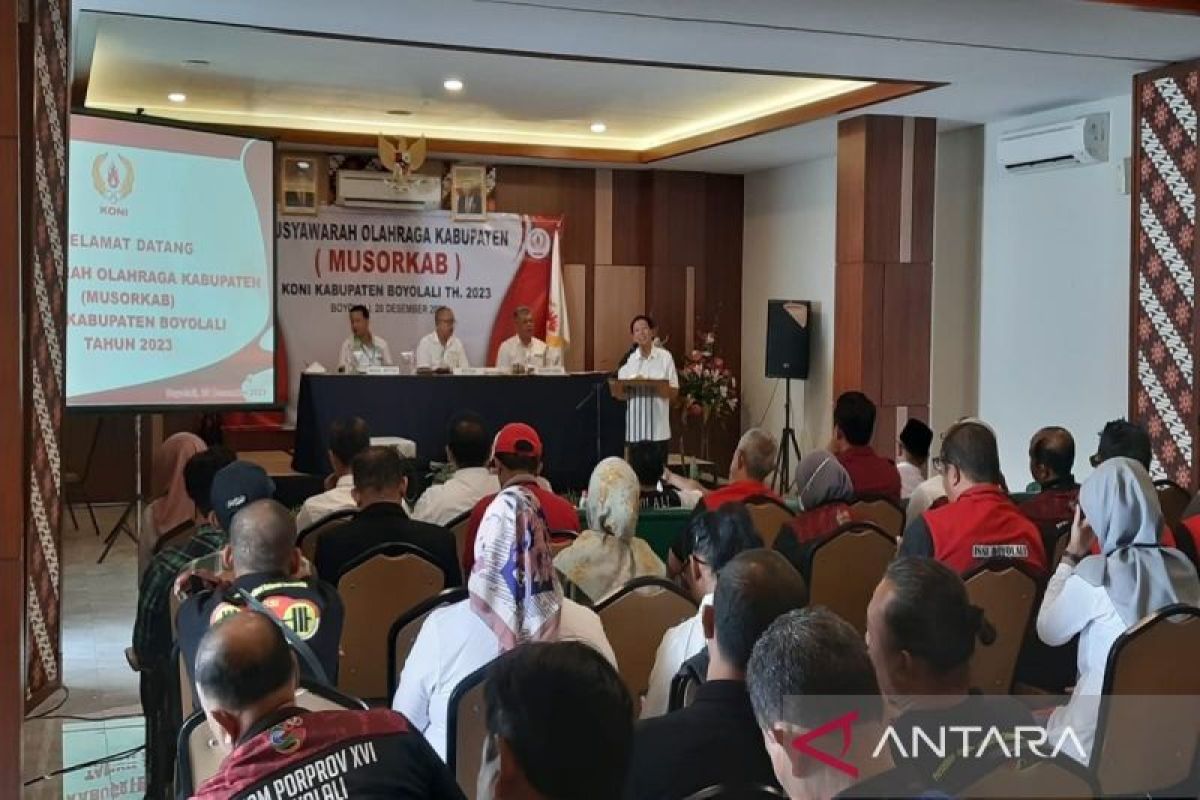Kukuh Hadiatmo pimpin  KONI Boyolali periode 2023-2027