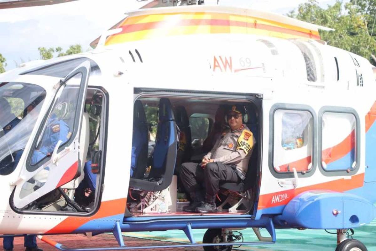 Kapolda Aceh pimpin patroli dengan helikopter pantau perairan antisipasi rohingya