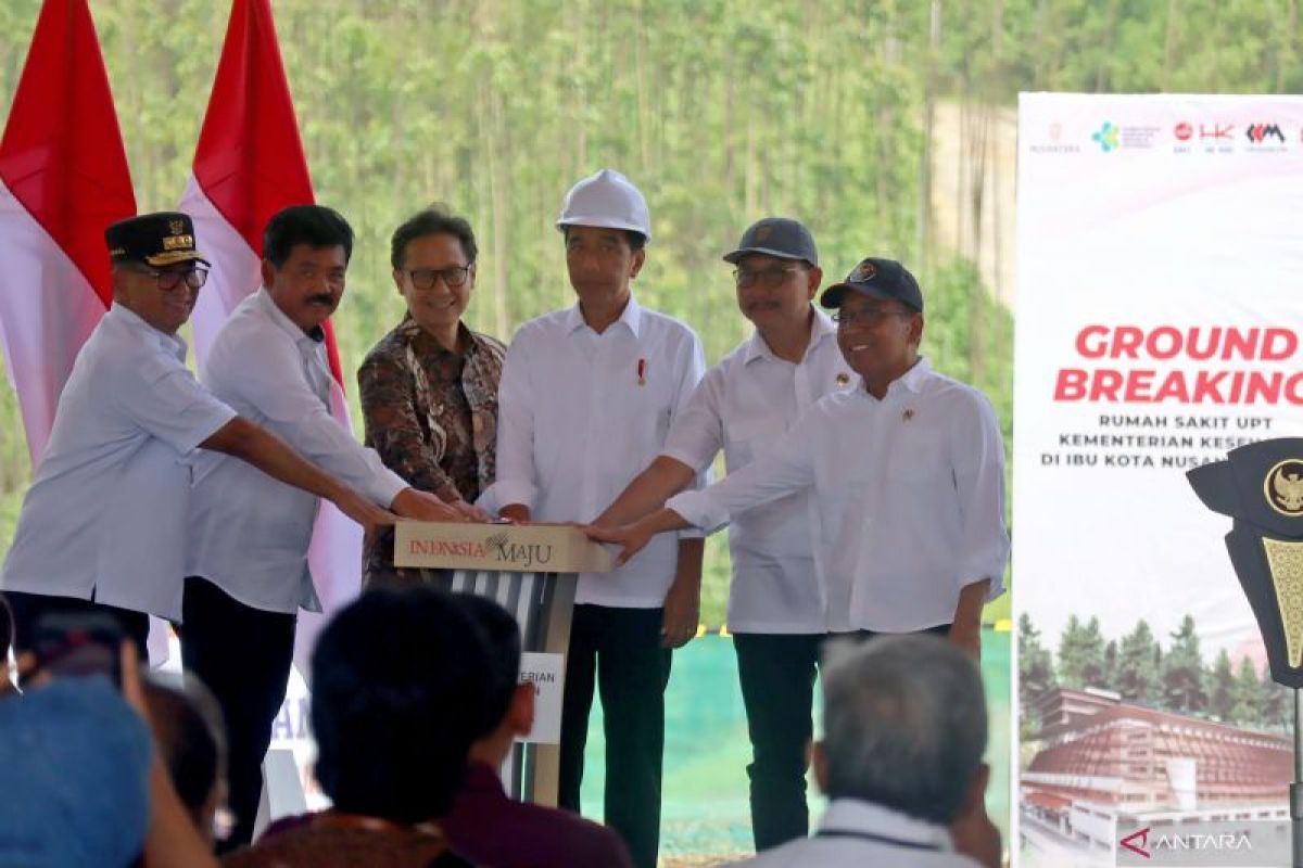 Presiden Jokowi puas dengan kemajuan pembangunan Kota Nusantara