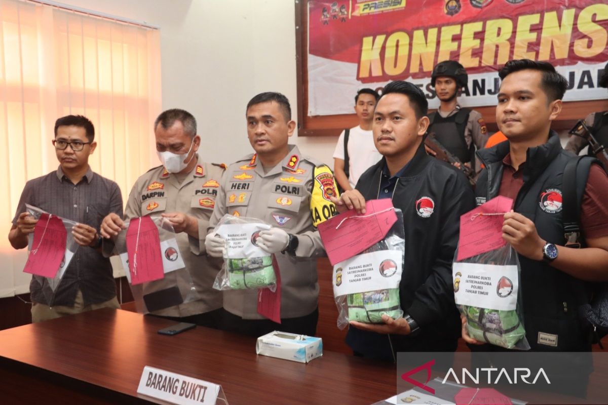 Polisi Tanjabtim tangkap pengedar sabu lintas provinsi di Sumatra