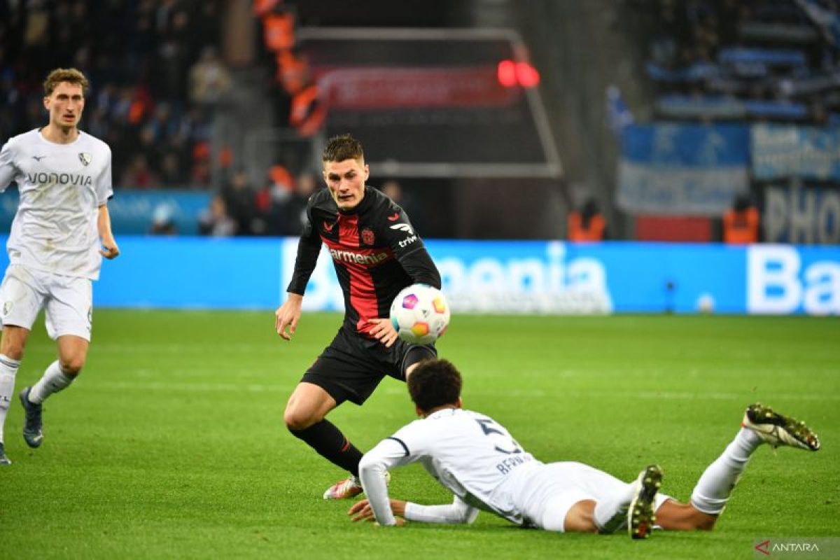 Schick mengemas trigol saat Bayer Leverkusen menang 4-0 atas Bochum