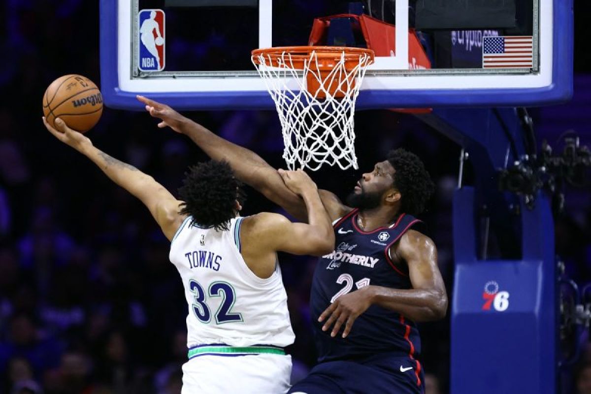 NBA: Embiid ukir 51 poin bntu 76ers kalahkan Wolves