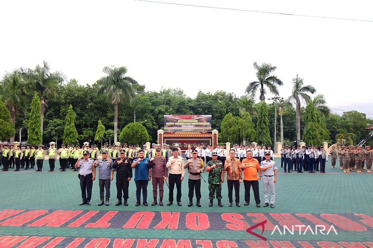 Polres OKU Timur ingatkan personel pengamanan jaga stamina dan kesehatan mental