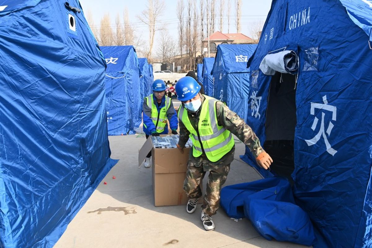China alokasikan lebih banyak pasokan bantuan ke daerah dilanda gempa