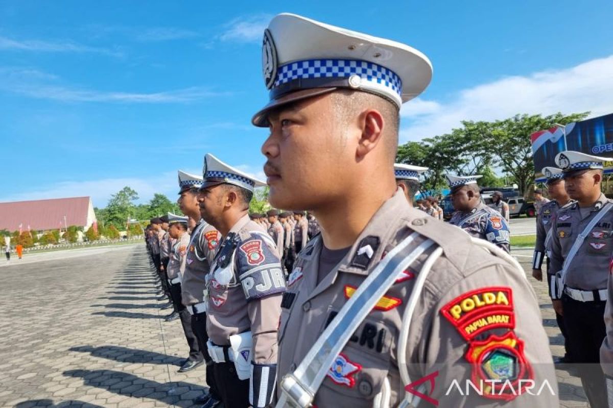 Polda Papua Barat libatkan 1.087 personel amankan Natal-Tahun Baru