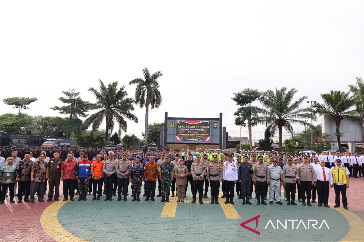 Polda Banten menerjunkan 1.364 personel amankan natal dan tahun baru 2024