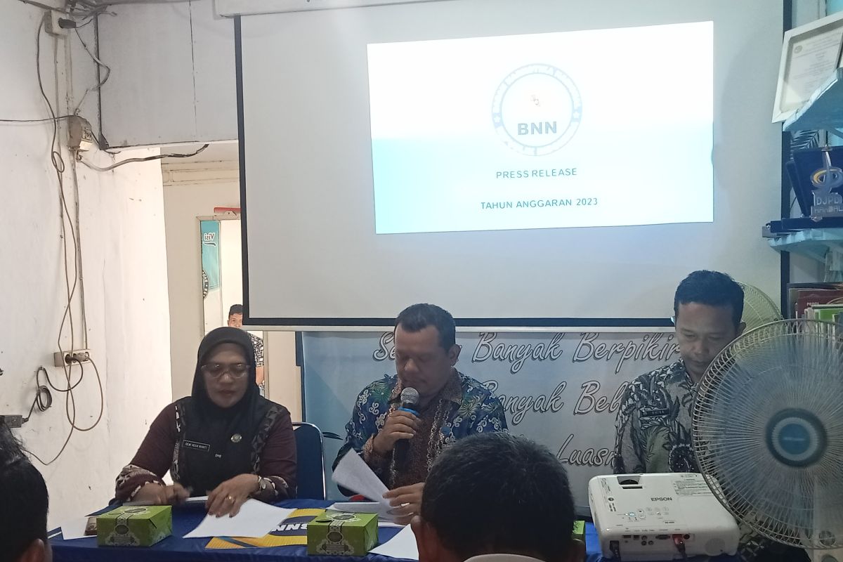 BNNK Pasaman Barat selesaikan tiga perkara narkotika selama 2023