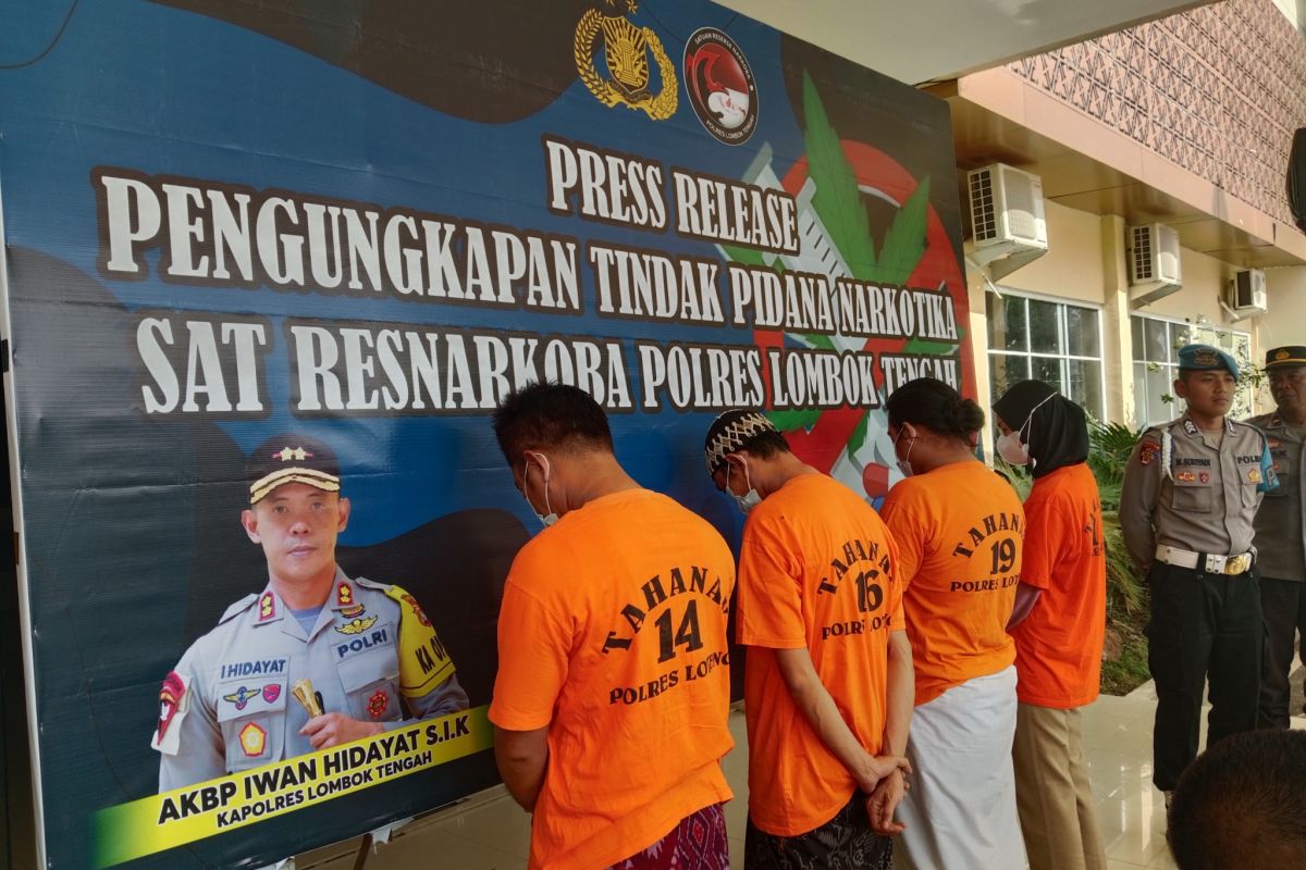 Selama 2023, Polisi tangkap 149 tersangka penjahat di Lombok Tengah