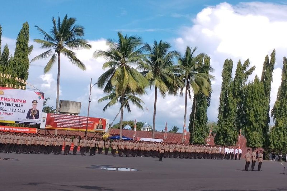 Kapolda Sulut lantik 290 Bintara Polri