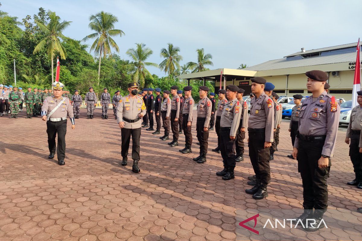 Kepolisian dan TNI bersiap amankan Natal dan Tahun Baru di Bengkulu