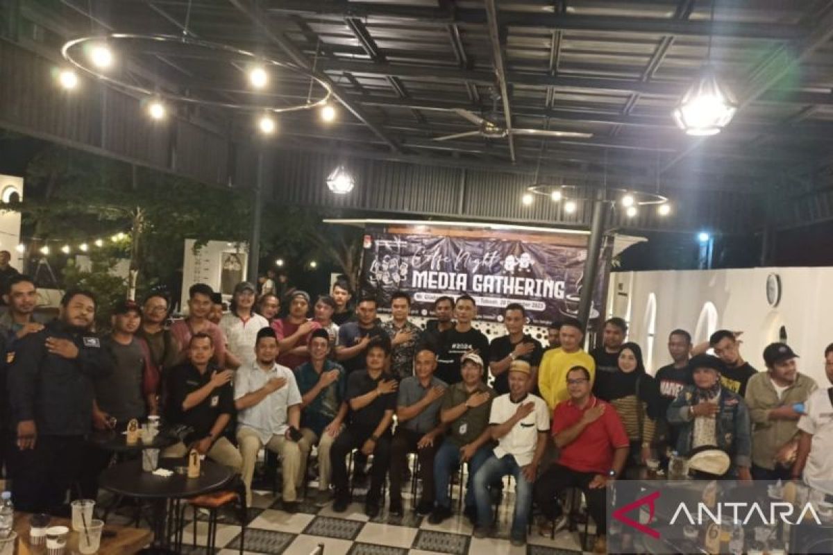 KPU Bangka Selatan gelar Coffe Night Media Gathering di Gladox