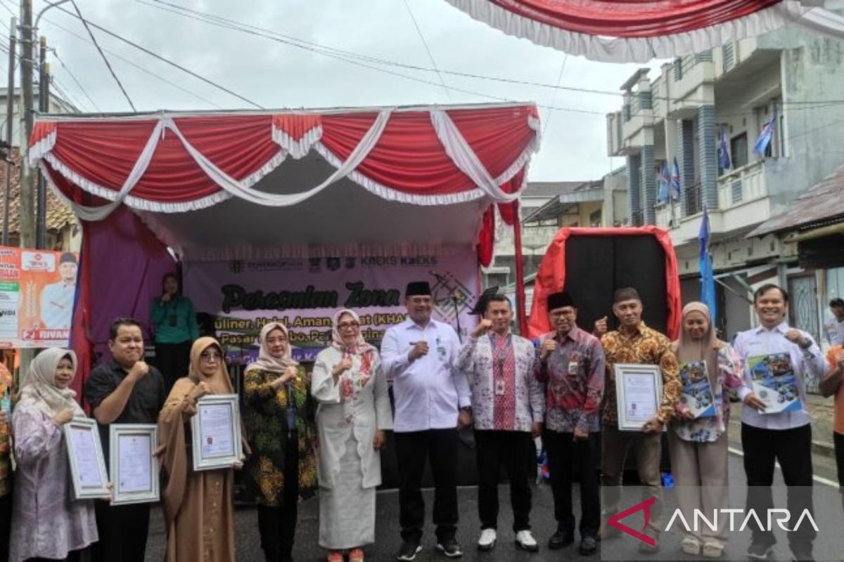 Pasar Mambo Kota Pangkalpinang resmi jadi zona kuliner halal di Bangka Belitung