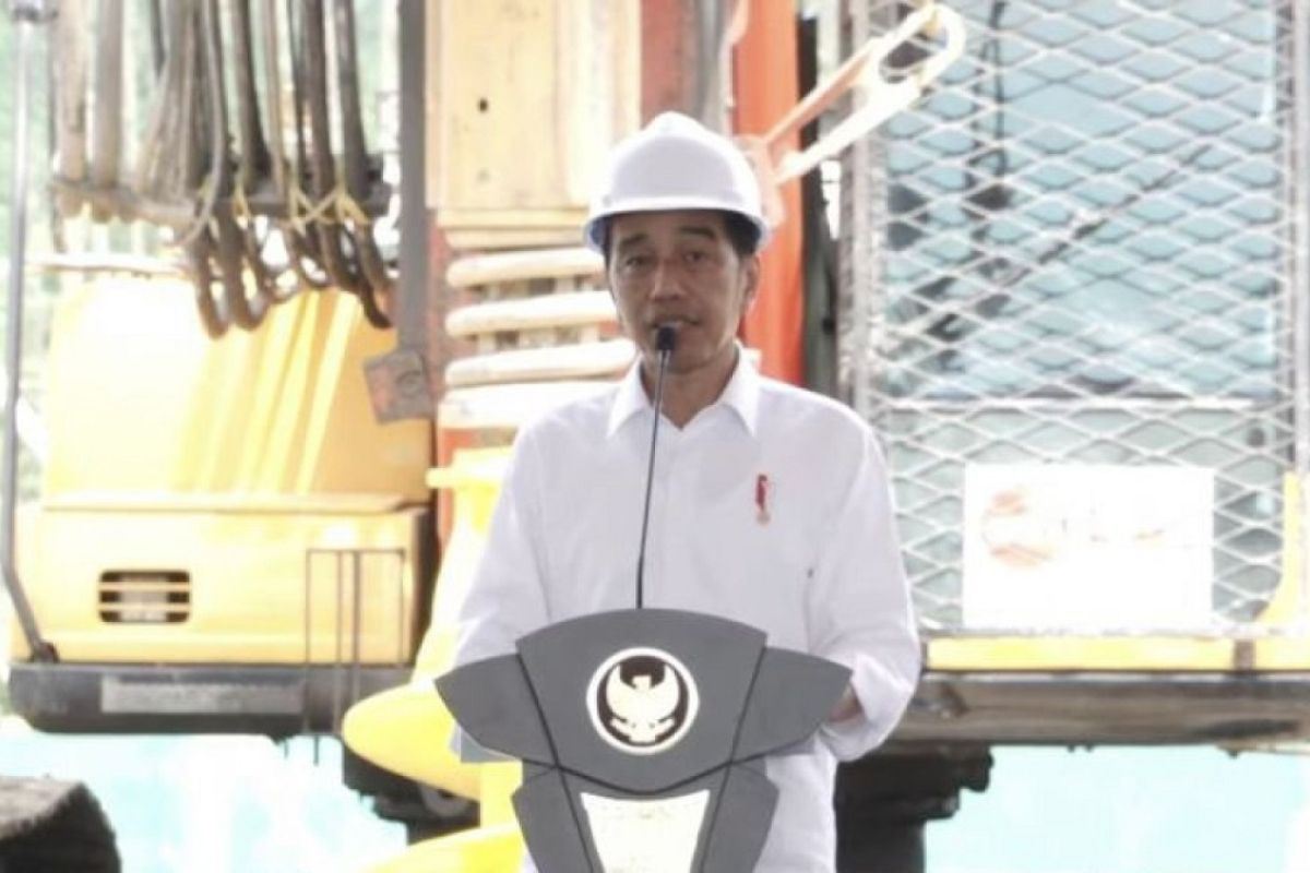 Presiden Jokowi resmikan pembangunan Polres Khusus IKN berbiaya Rp160 miliar