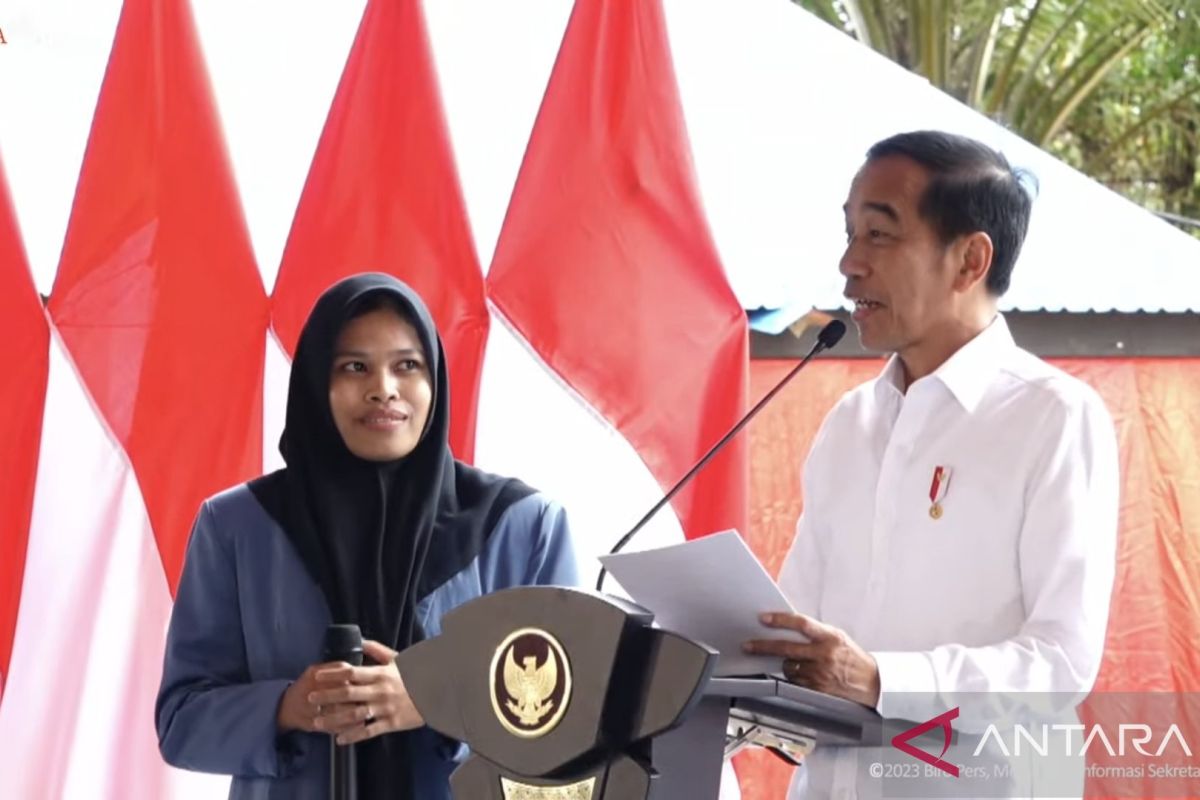Presiden Jokowi letakkan batu pertama pembangunan Kampus Nusantara Gunadarma di IKN