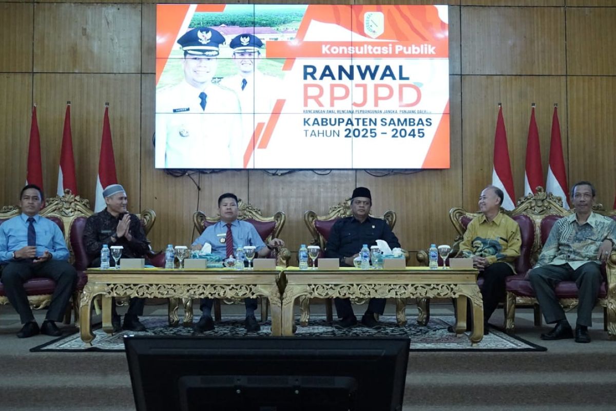 Bappeda Sambas gelar Forum Konsultasi Publik Rancangan Awal RPJPD