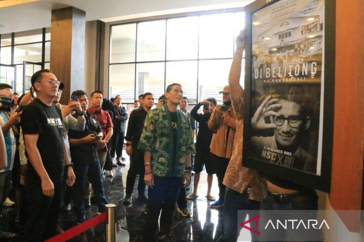 Menparekraf optimis kehadiran bioskop tingkatkan geliat pariwisata Belitung