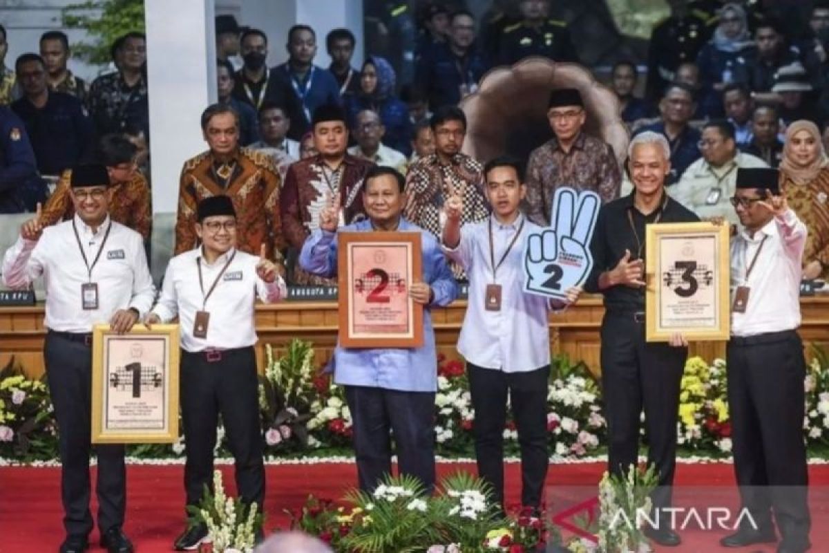 CPCS: Elektabilitas Prabowo-Gibran unggul atas "Amin" dan Ganjar-Mahfud