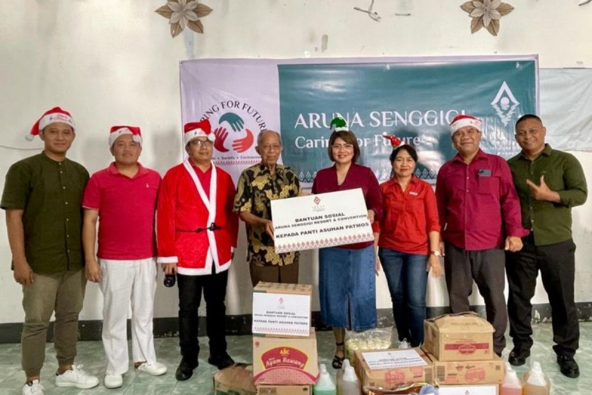 Berbagi Sukacita Natal, Aruna Senggigi kunjungi Panti Asuhan Patmos