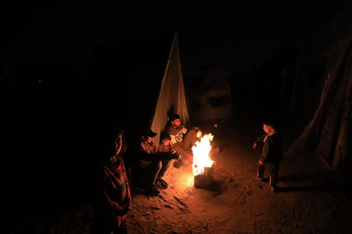 Pengungsi Gaza kekurangan kebutuhan saat musim dingin