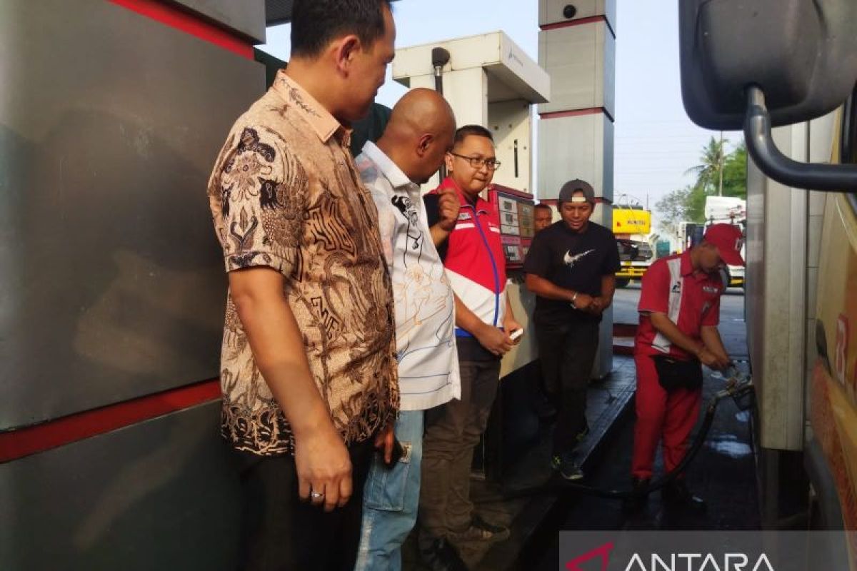 Persediaan BBM di SPBU Tol Tangerang-Merak cukup