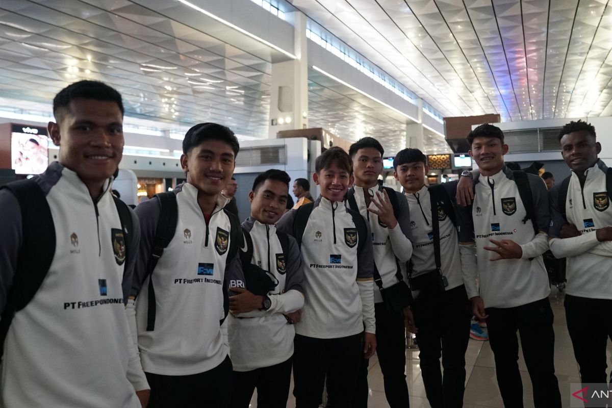 Mulai TC, Timnas Indonesia U-20 bertolak ke Qatar