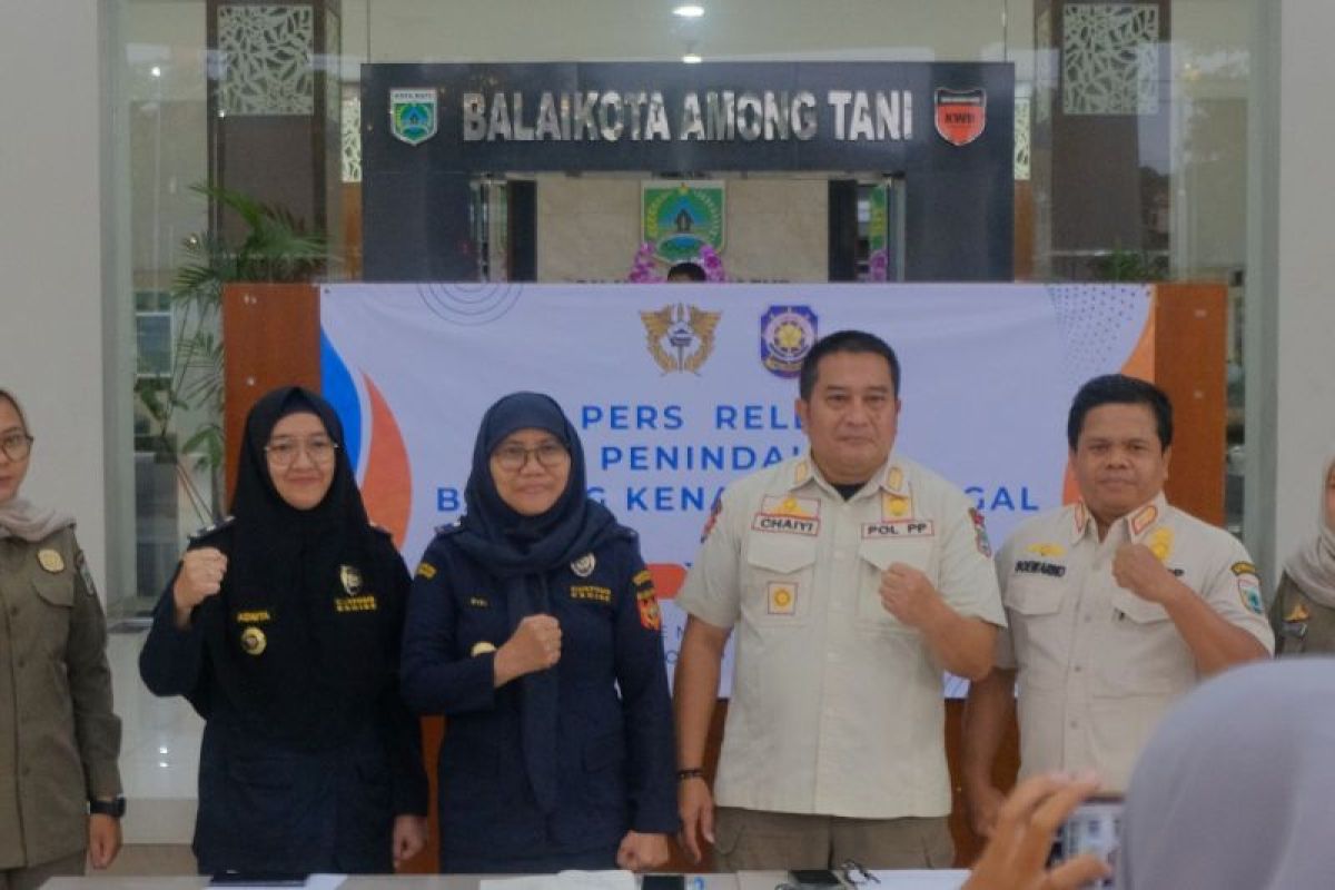 Bea Cukai Malang dan Satpol PP Kota Batu Amankan Ratusan Ribu Batang Rokok Ilegal