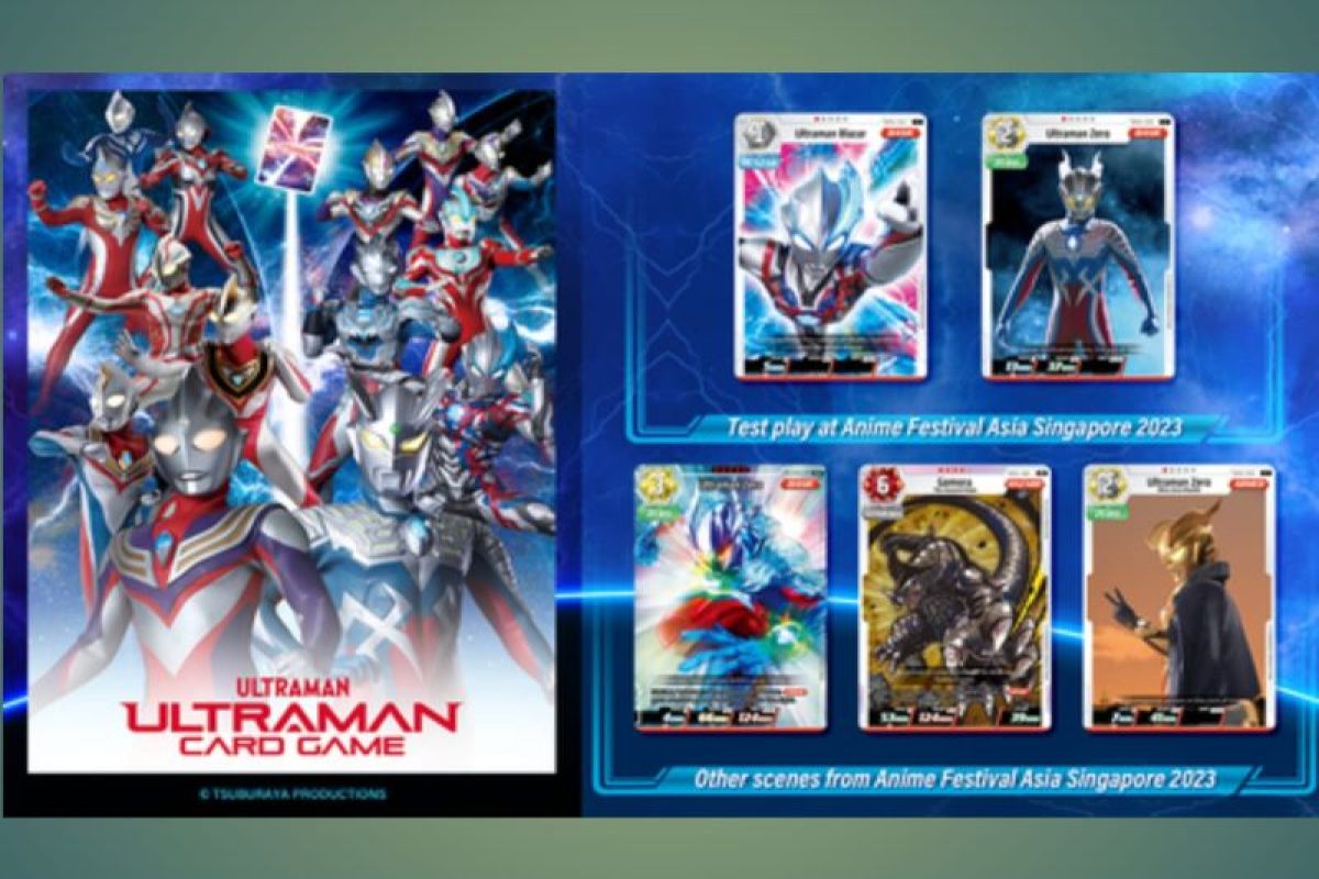 TSUBURAYA PRODUCTIONS Mulai Pertunjukan Keliling ULTRAMAN CARD GAME Pada Tahun 2024