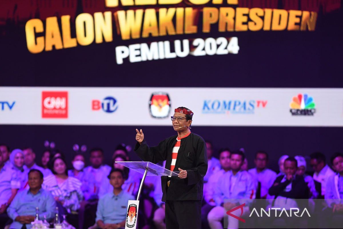 Debat Cawapres, Mahfud ragukan wacana Amin bangun 40 kota selevel Jakarta