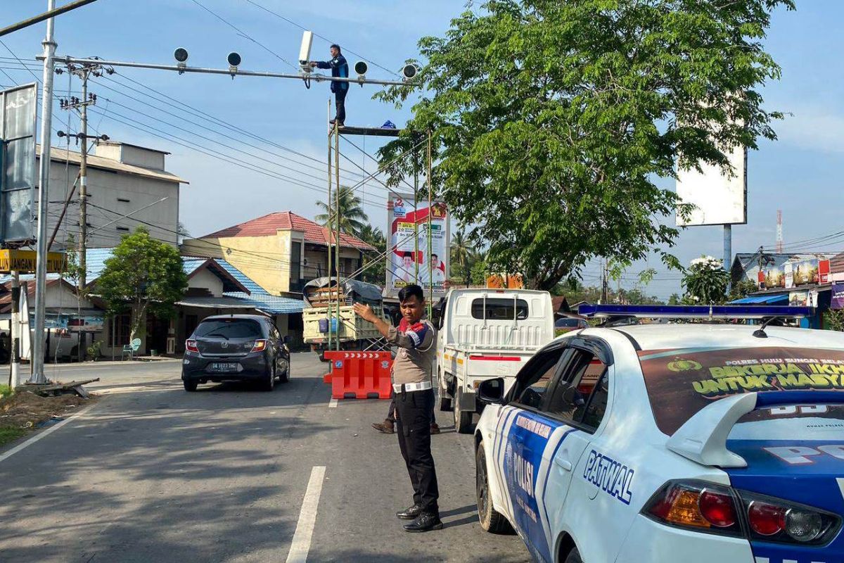 Uji coba tilang elektronik, Polres HSS temukan beragam pelanggaran