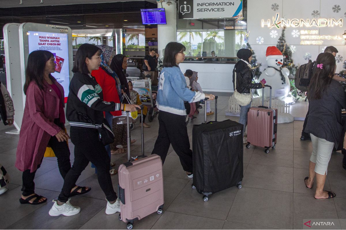 Bandara Hang Nadim Batam layani 54.339 penumpang saat libur Isra Mi'raj dan Imlek