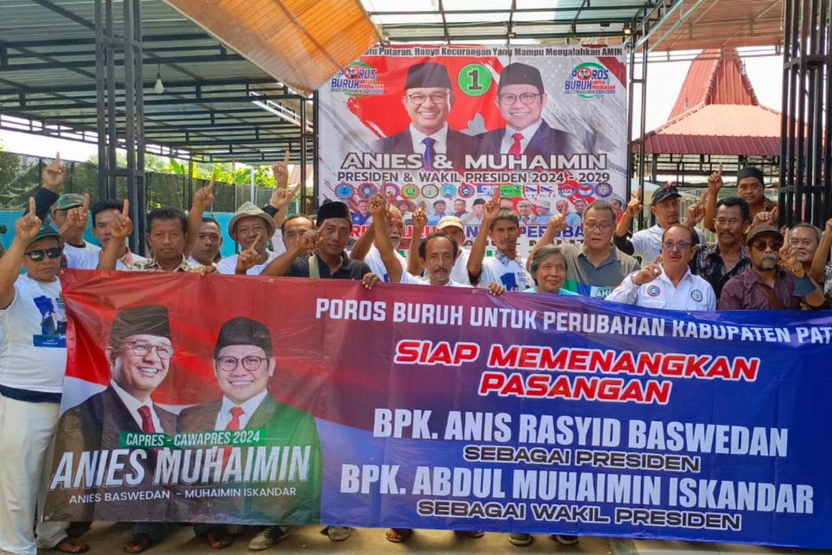Lima serikat pekerja di Pati nyatakan dukungan terhadap AMIN
