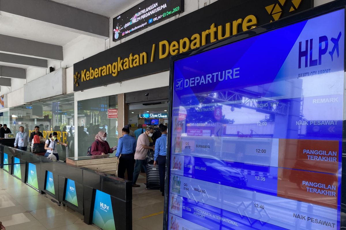 Halim Airport readies additional flight schedules during holidays