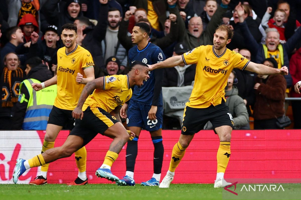 Wolverhampton beri kado Natal pahit bagi Chelsea skor 2-1