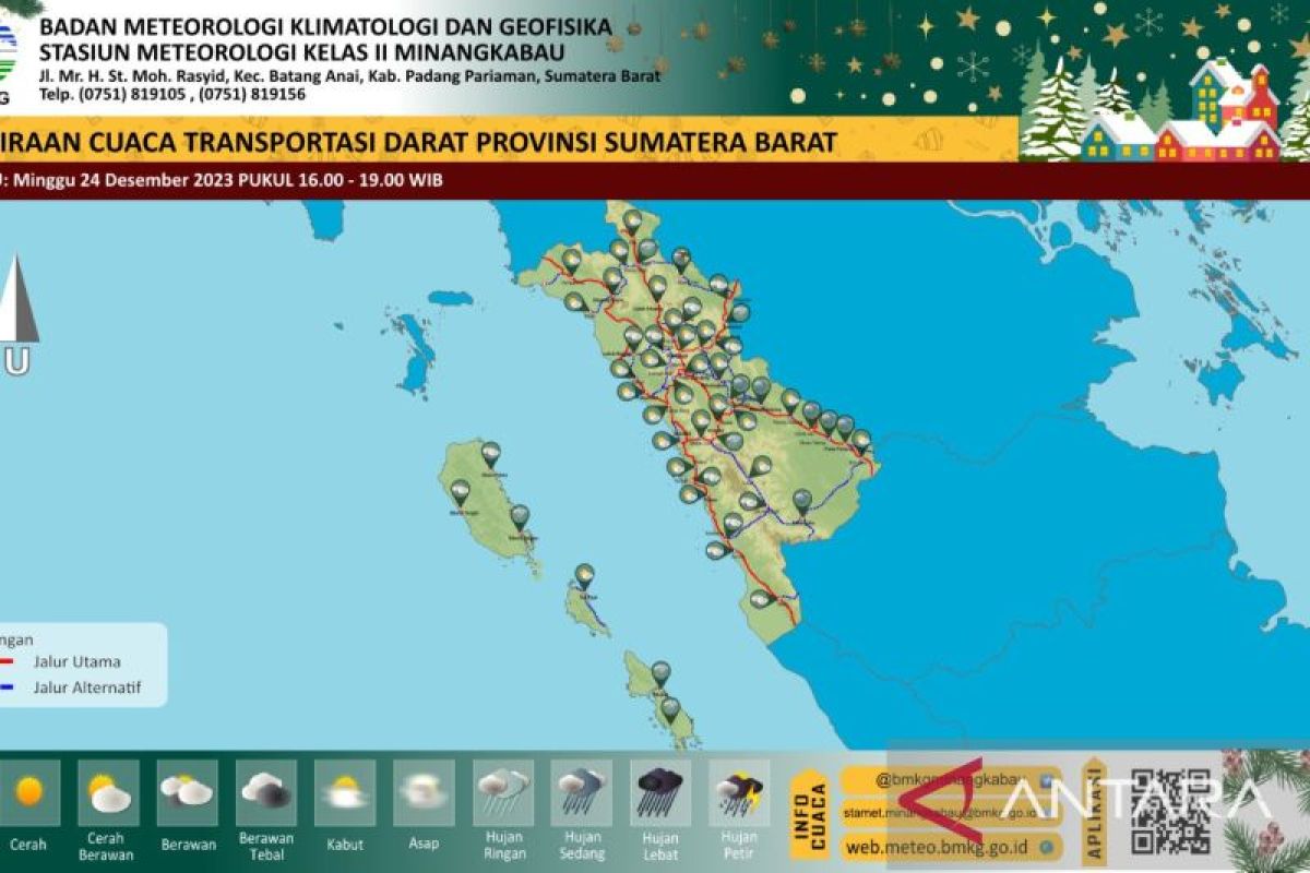 Hujan lebat disertai petir diperkirakan landa sejumlah kota besar di Indonesia