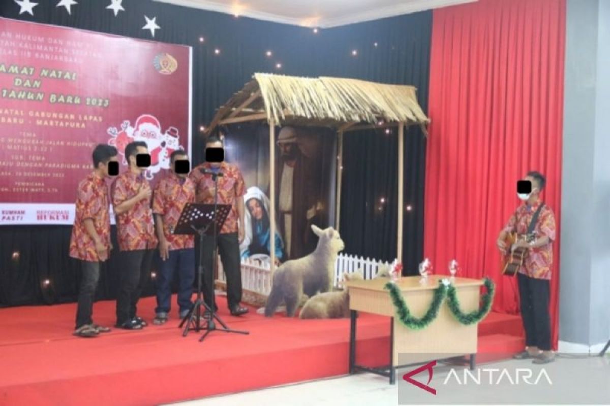 Empat warga binaan Lapas di Kalsel bebas usai terima remisi Natal