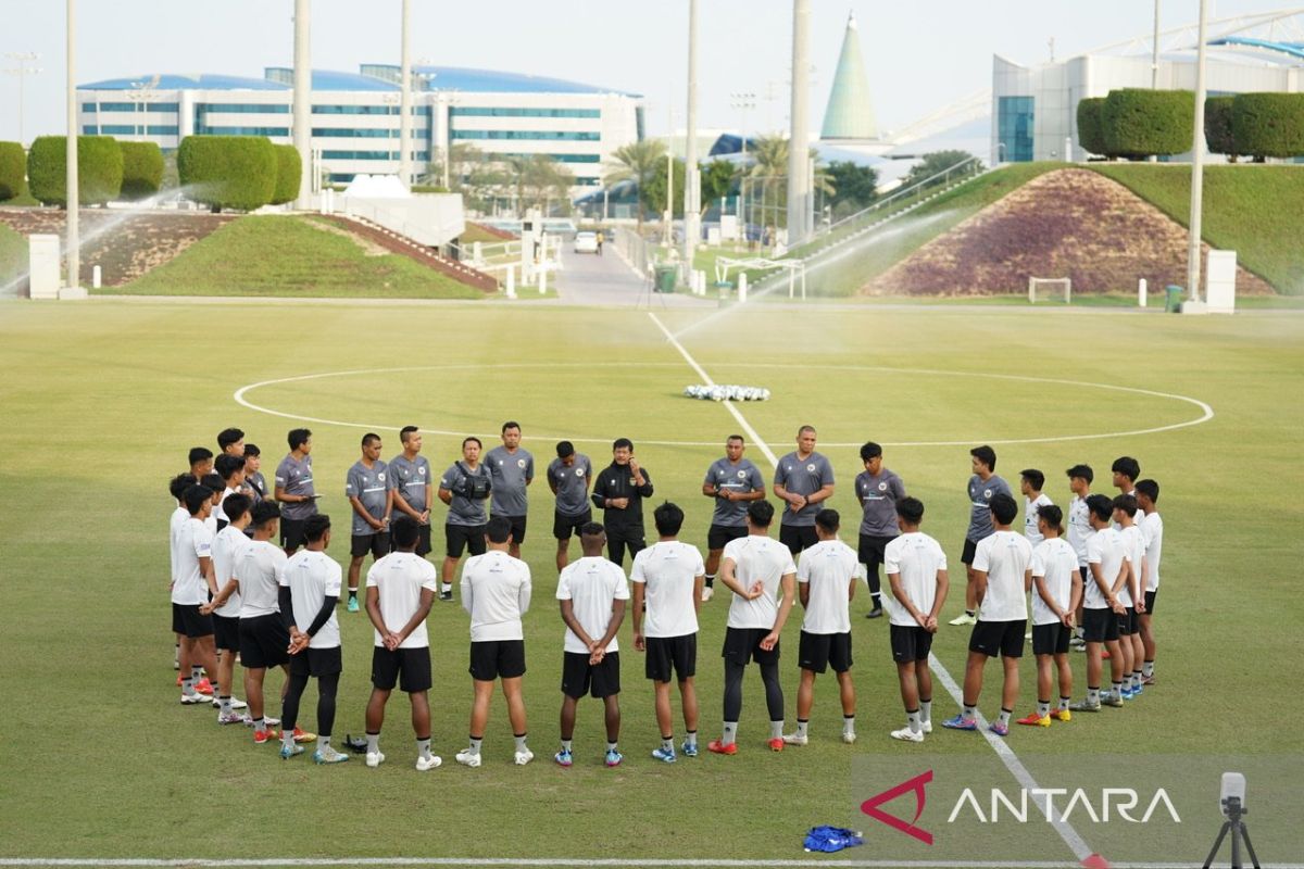 Indra Sjafri pimpin langsung latihan perdana timnas U-20 di Qatar