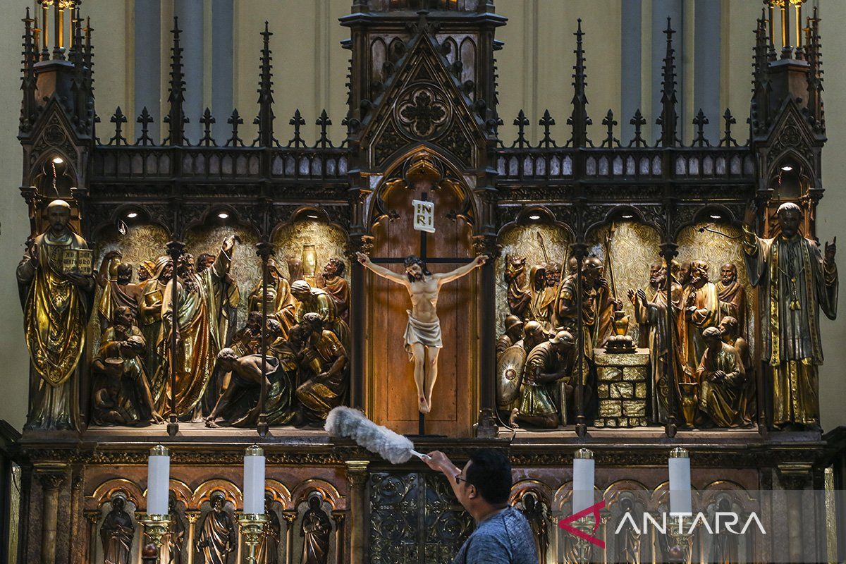 Katedral Jakarta sedia layanan hibrida dalam dua sesi misa malam Natal