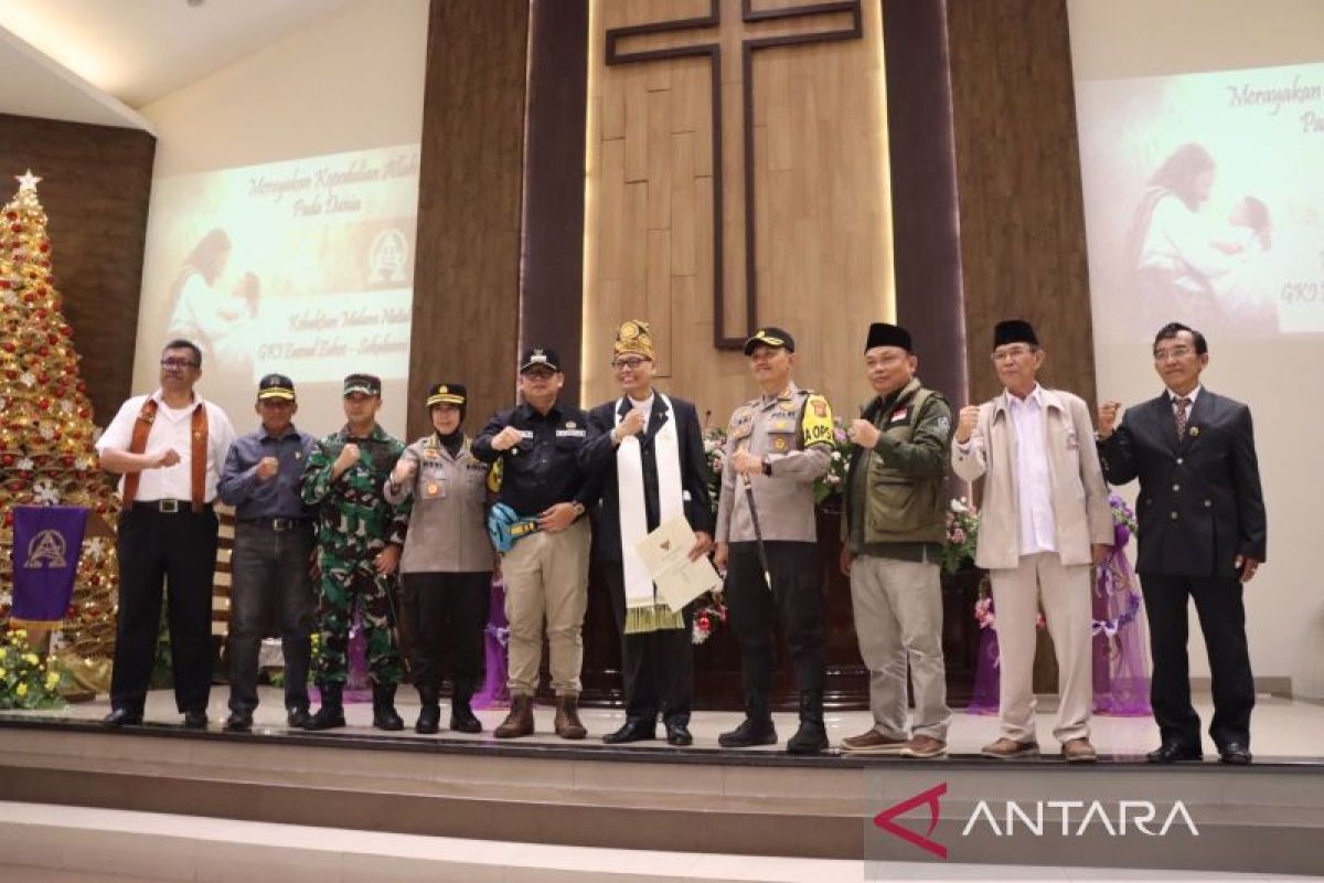 Forkopimda Kota Sukabumi memastikan perayaan Natal lancar dan aman