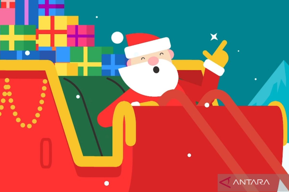 Ikuti perjalanan Sinterklas via game 'Santa Tracker'