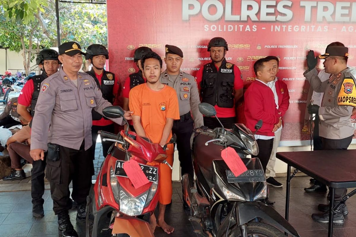 Pelaku begal motor petugas Panwaslu Trenggalek ditangkap