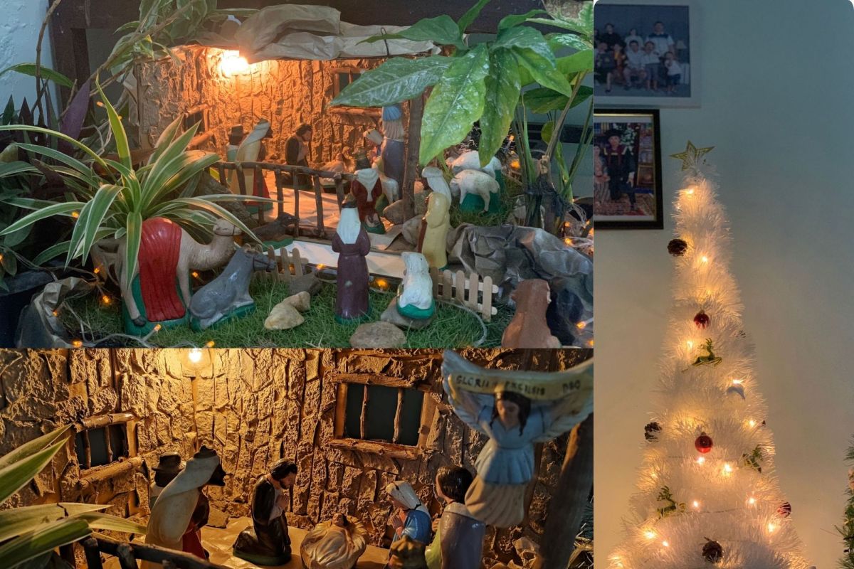 Ragam dekorasi Natal berbahan barang bekas kreasi warga di Lampung