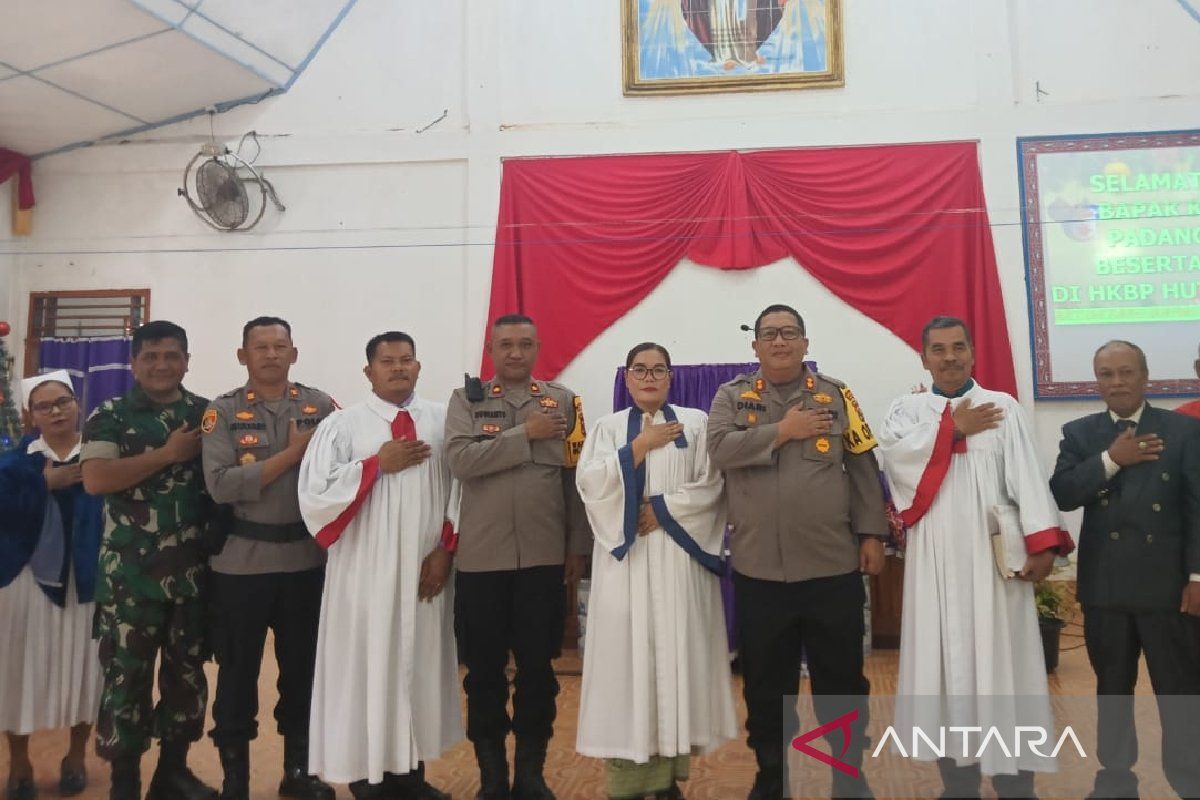 Ibadah Natal aman dan damai di Padang Lawas