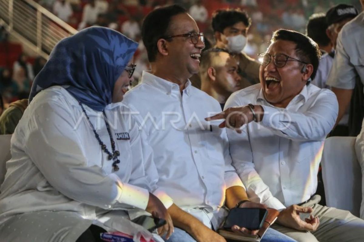 Anies respons candaan Gus Yahya terkait Pilpres 2024 bahwa Muhaimin tak akan menang