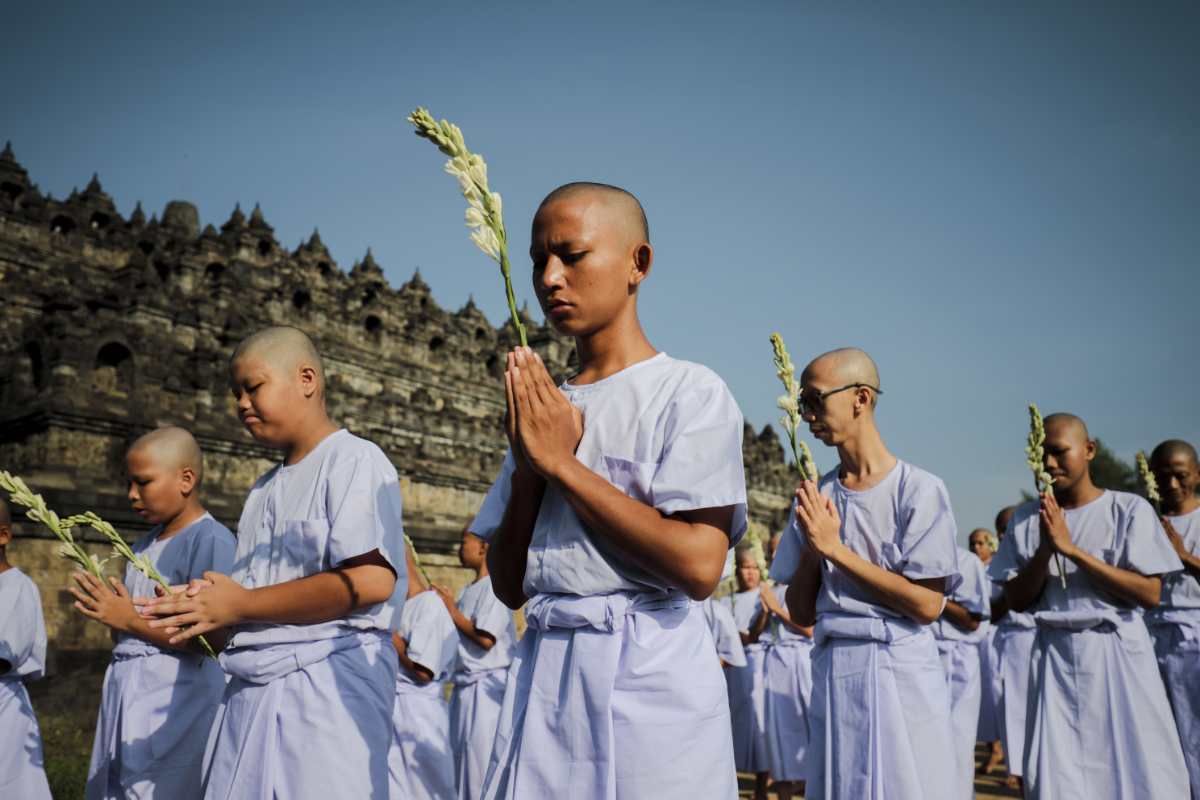 PT TWC dukung Pabbajja Samanera di Candi Borobudur