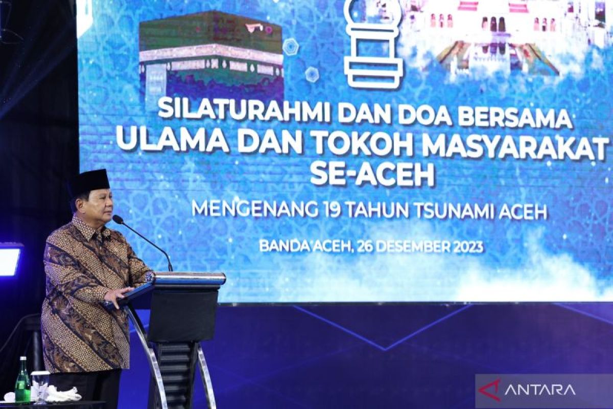 Prabowo berjanji tidak akan lupa rakyat Aceh