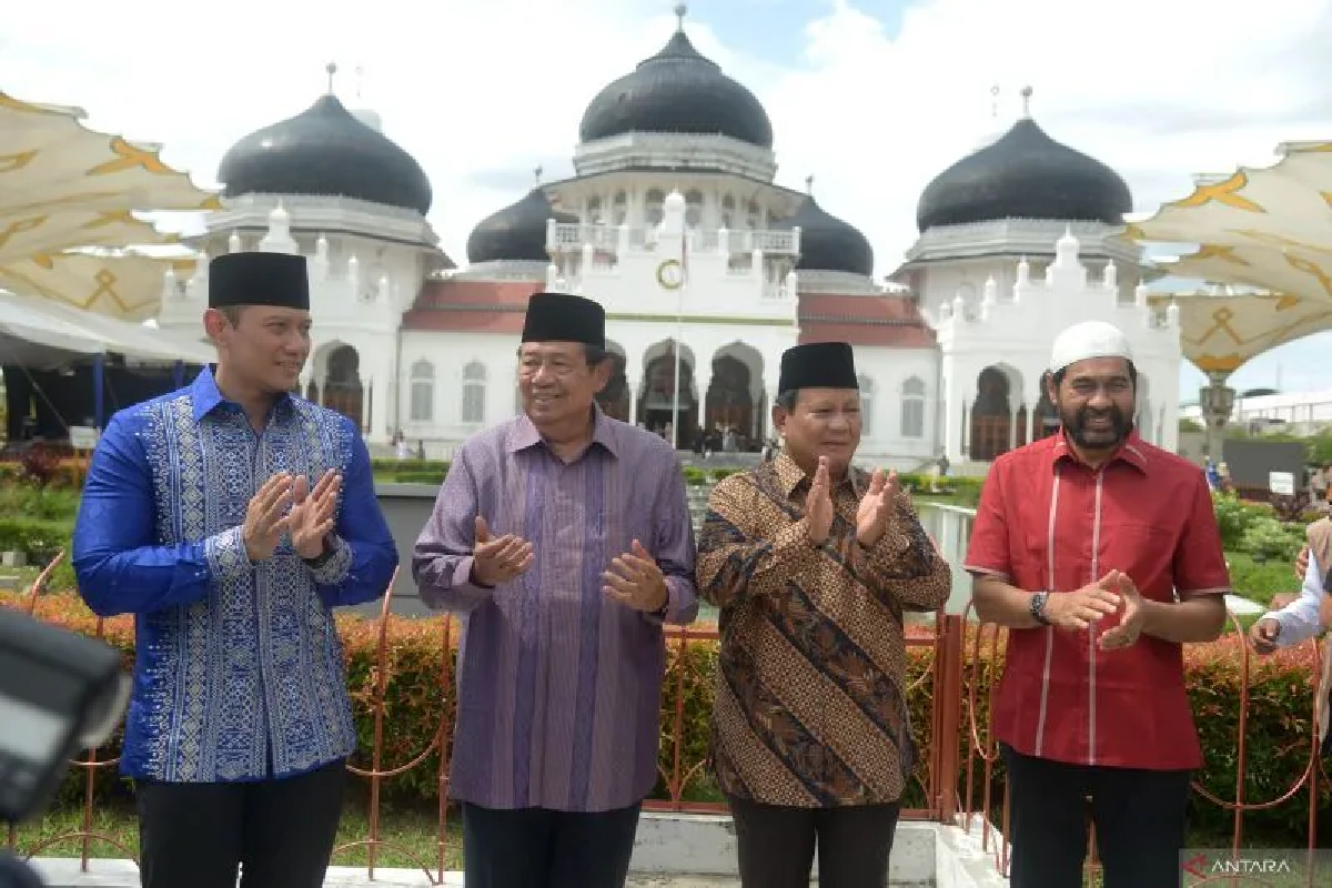 Capres Prabowo tunda ke Jakarta karena cuaca buruk di Aceh