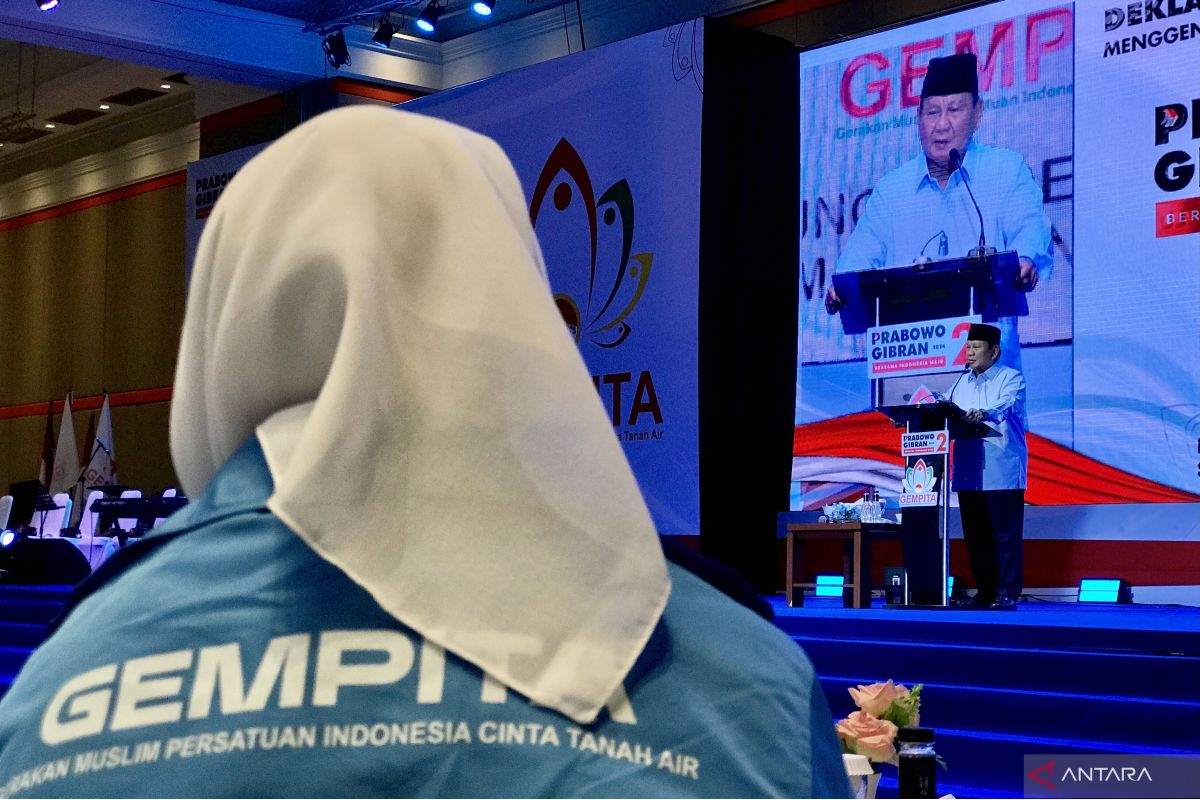 Organisasi muslim Gempita deklarasikan dukungan pada Prabowo-Gibran
